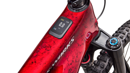 SPECIALIZED S-Works Turbo Levo 4 Elektrische mountainbike - Gloss Red Tint / Silver Dust / Metallic Wit Silver