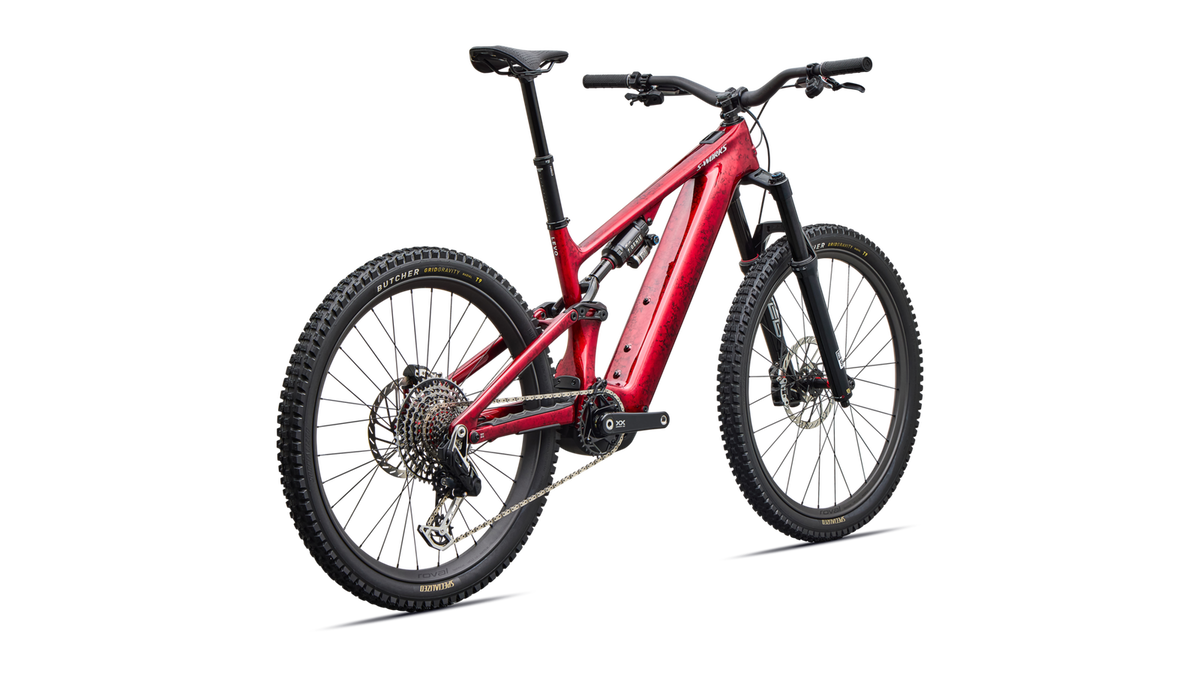 SPECIALIZED S-Works Turbo Levo 4 MTB Ebike - Gloss Red Tint / Silver Dust / Metallic White Silver