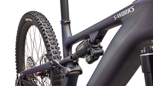 SPECIALIZED S-Works Turbo Levo 4 Elektrische mountainbike - Satin Blue Tint / Chrome