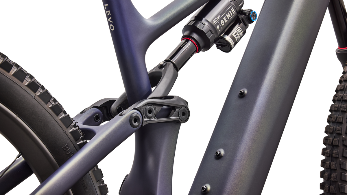 SPECIALIZED S-Works Turbo Levo 4 MTB elcykel - Satin Blue Tint / Chrome