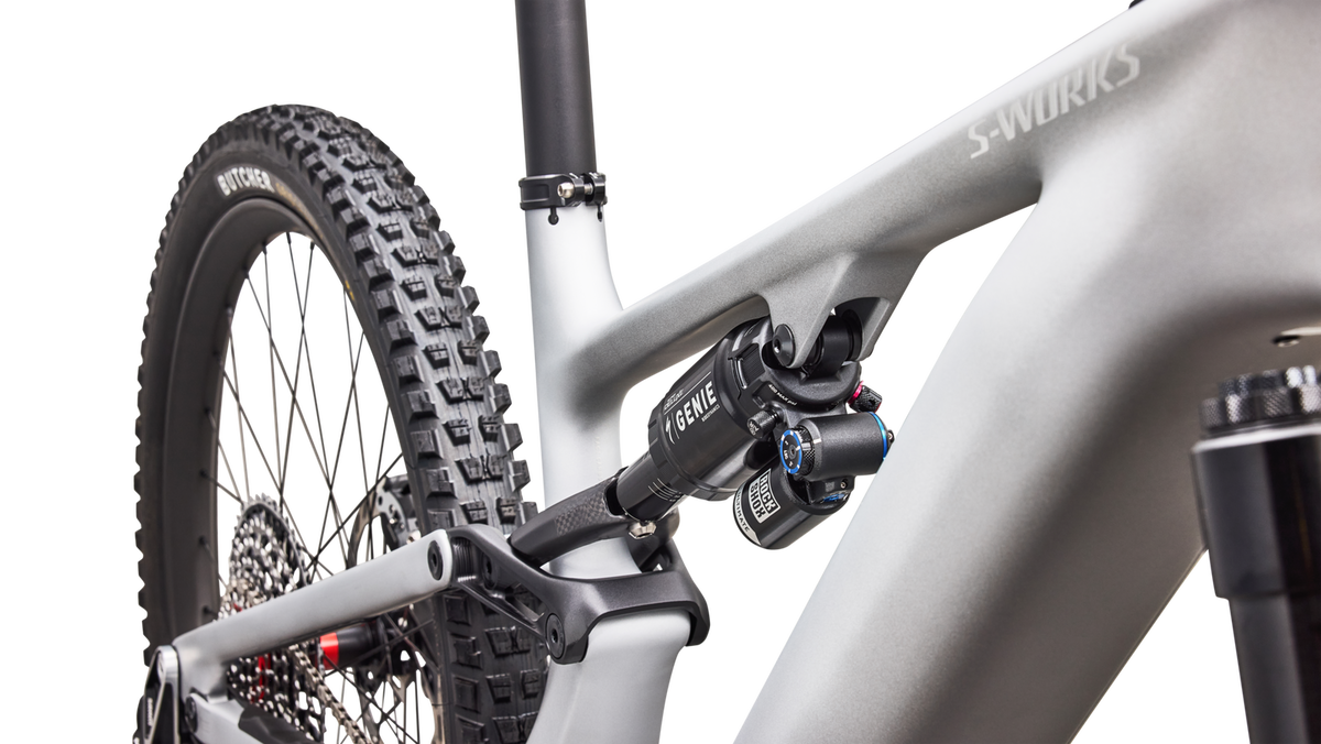 SPECIALIZED S-Works Turbo Levo 4 Bicicleta eléctrica de montaña - Satin Silver Dust / Negro Pearl / Gloss Chrome