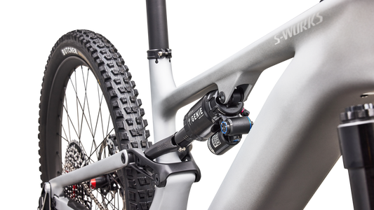 SPECIALIZED S-Works Turbo Levo 4 Elektrische mountainbike - Satin Silver Dust / Zwart Pearl / Gloss Chrome