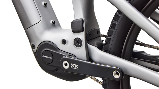 SPECIALIZED S-Works Turbo Levo 4 Elektrische mountainbike - Satin Silver Dust / Zwart Pearl / Gloss Chrome
