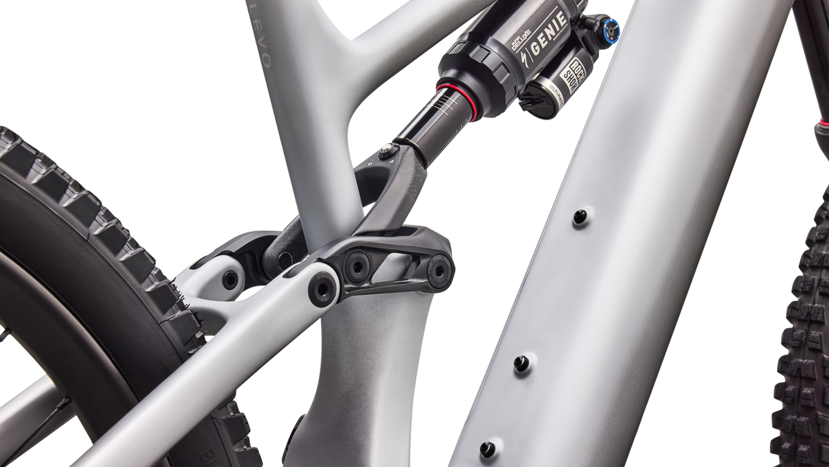 SPECIALIZED S-Works Turbo Levo 4 Bicicleta eléctrica de montaña - Satin Silver Dust / Negro Pearl / Gloss Chrome