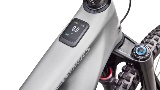 SPECIALIZED S-Works Turbo Levo 4 Elektrische mountainbike - Satin Silver Dust / Zwart Pearl / Gloss Chrome