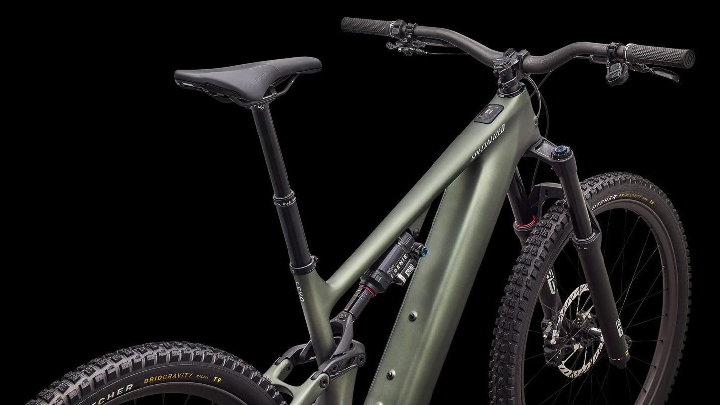 SPECIALIZED TURBO LEVO 4 PRO MTB elcykel- BTLGRN/BLKPRL/SILDST