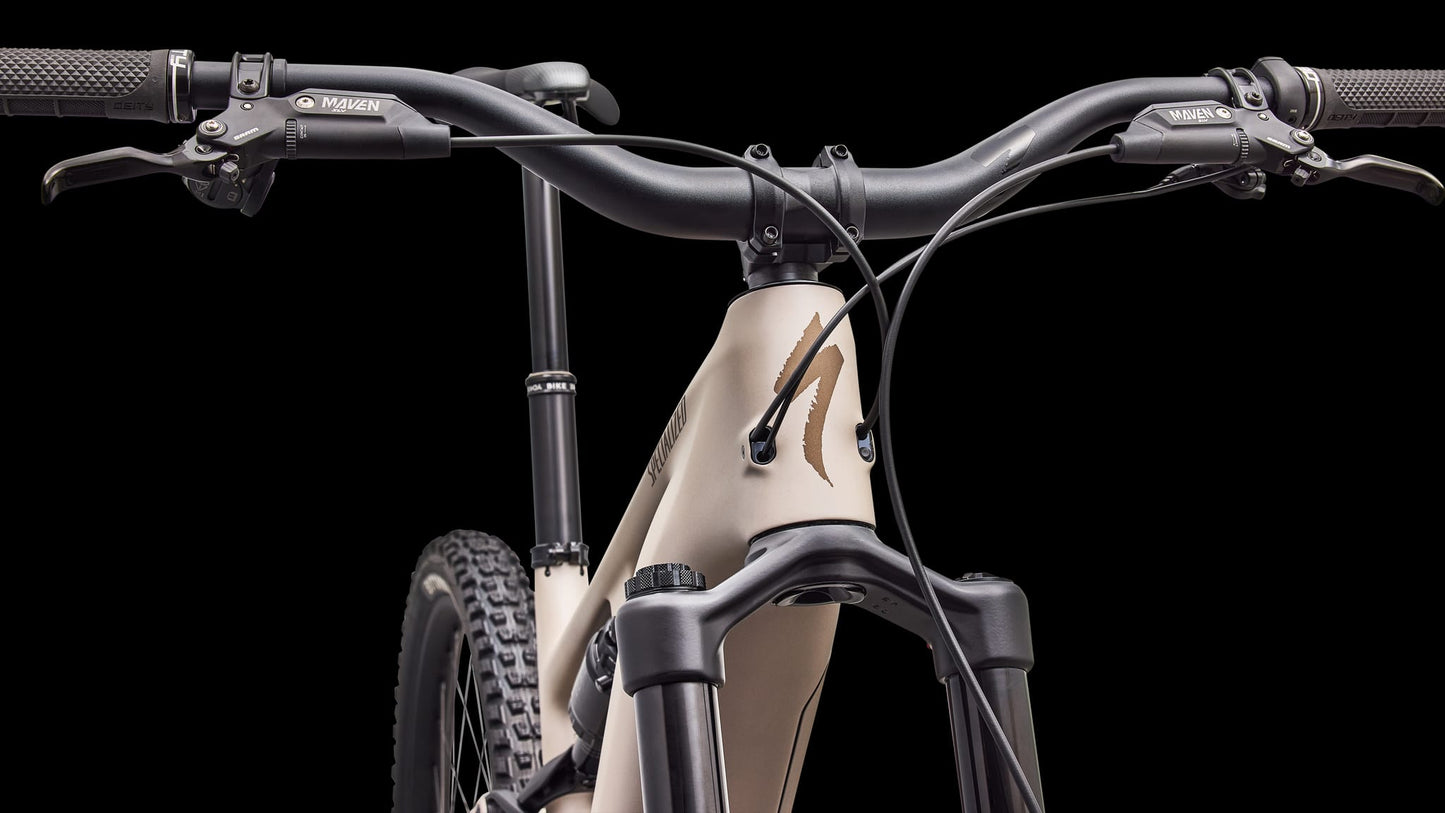 SPECIALIZED TURBO LEVO 4 EXPERT Bicicleta elèctrica de muntanya- SANDSTONE METALLIC/Negre PEARL/BRONZE GOLD METALLIC