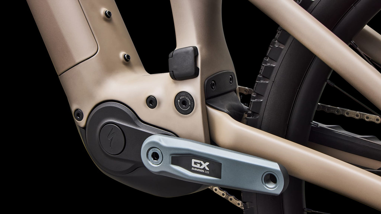 SPECIALIZED TURBO LEVO 4 EXPERT Bicicleta elèctrica de muntanya- SANDSTONE METALLIC/Negre PEARL/BRONZE GOLD METALLIC