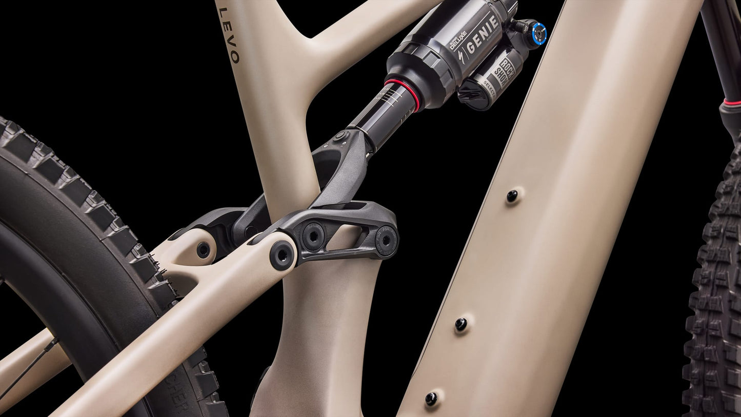 SPECIALIZED TURBO LEVO 4 EXPERT Bicicleta elèctrica de muntanya- SANDSTONE METALLIC/Negre PEARL/BRONZE GOLD METALLIC