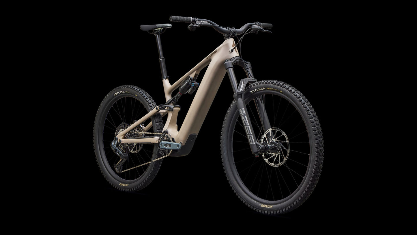 SPECIALIZED TURBO LEVO 4 EXPERT Bicicleta elèctrica de muntanya- SANDSTONE METALLIC/Negre PEARL/BRONZE GOLD METALLIC