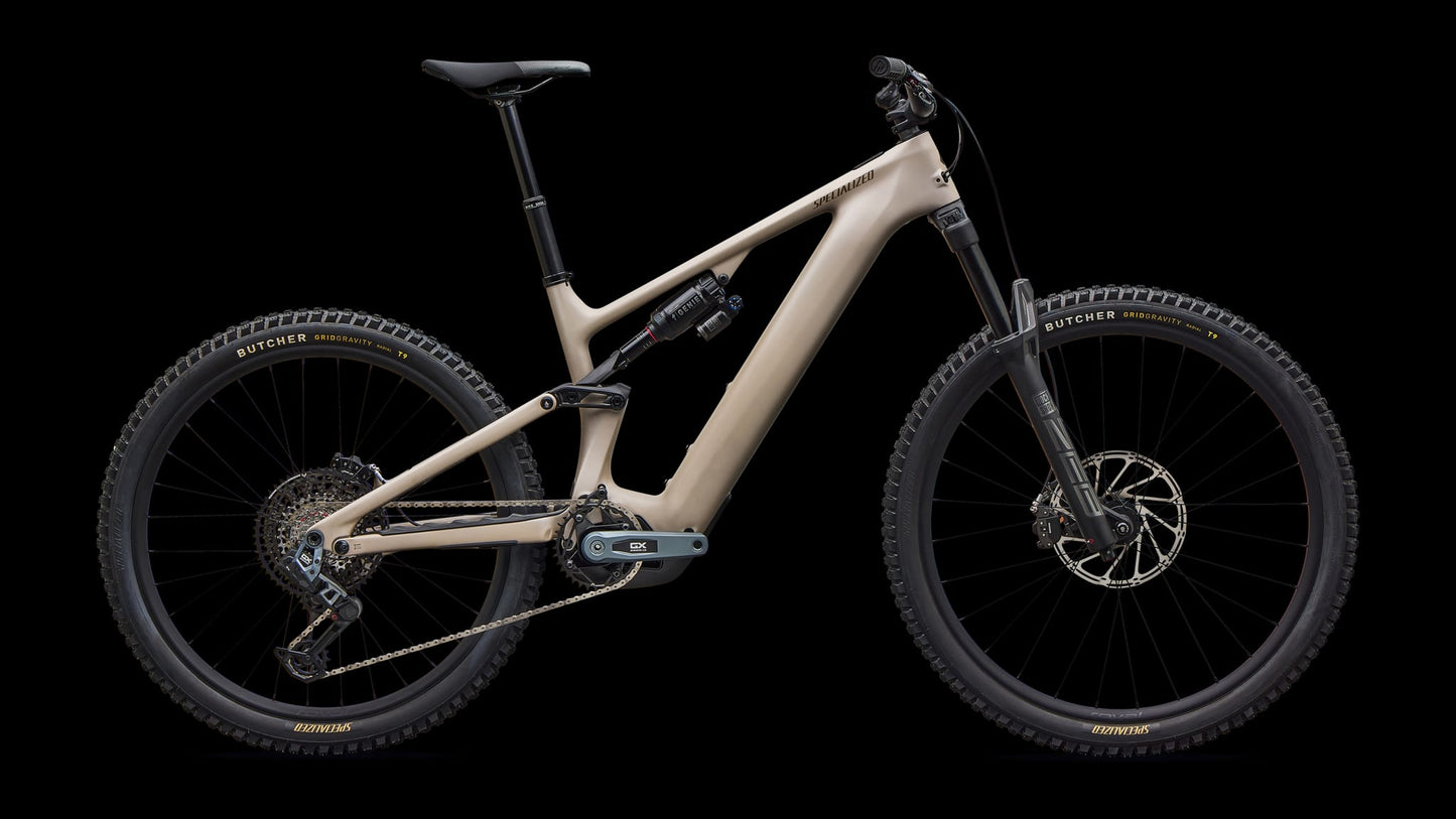 SPECIALIZED TURBO LEVO 4 EXPERT Bicicleta elèctrica de muntanya- SANDSTONE METALLIC/Negre PEARL/BRONZE GOLD METALLIC