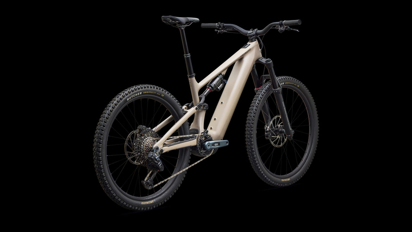 SPECIALIZED TURBO LEVO 4 EXPERT Bicicleta elèctrica de muntanya- SANDSTONE METALLIC/Negre PEARL/BRONZE GOLD METALLIC