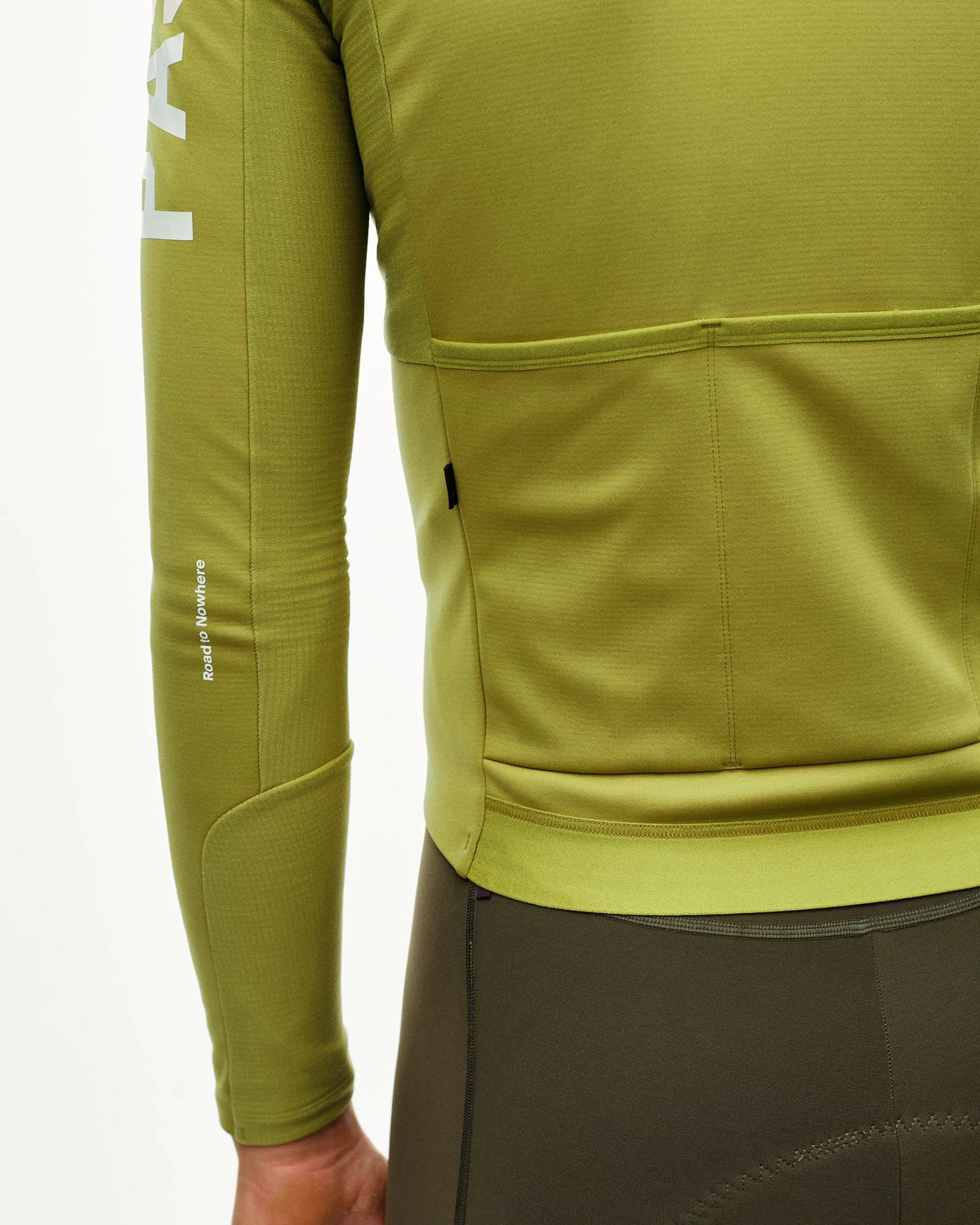 PAS NORMAL STUDIOS Mænd PAS Mechanism Thermal Langærmet trøje 2.0 - Dark Lime