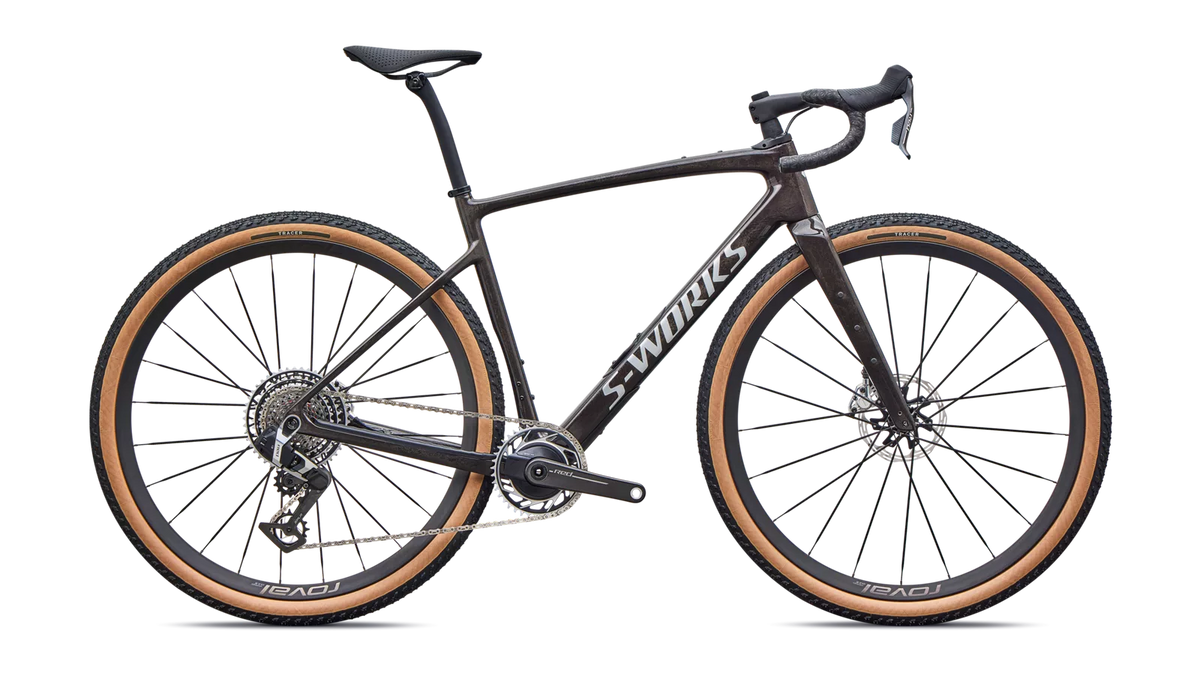 SPECIALIZED S-Works Diverge 4 SRAM RED XPLR Complete Gravel Bike - Warm Smoke Metallic / Carbon / Silver Dust