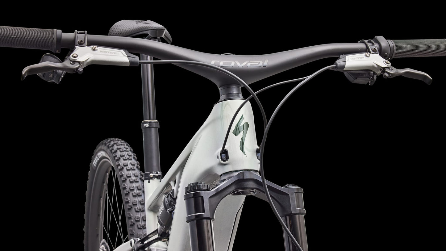 SPECIALIZED SWORKS TURBO LEVO R Bicicleta elèctrica de muntanya - DLM MET/CMLN SIL GRN/OAK GRN MET