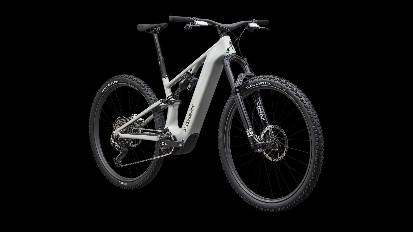 SPECIALIZED SWORKS TURBO LEVO R Bicicleta elèctrica de muntanya - DLM MET/CMLN SIL GRN/OAK GRN MET