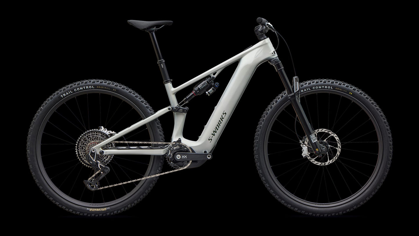 SPECIALIZED SWORKS TURBO LEVO R Bicicleta elèctrica de muntanya - DLM MET/CMLN SIL GRN/OAK GRN MET