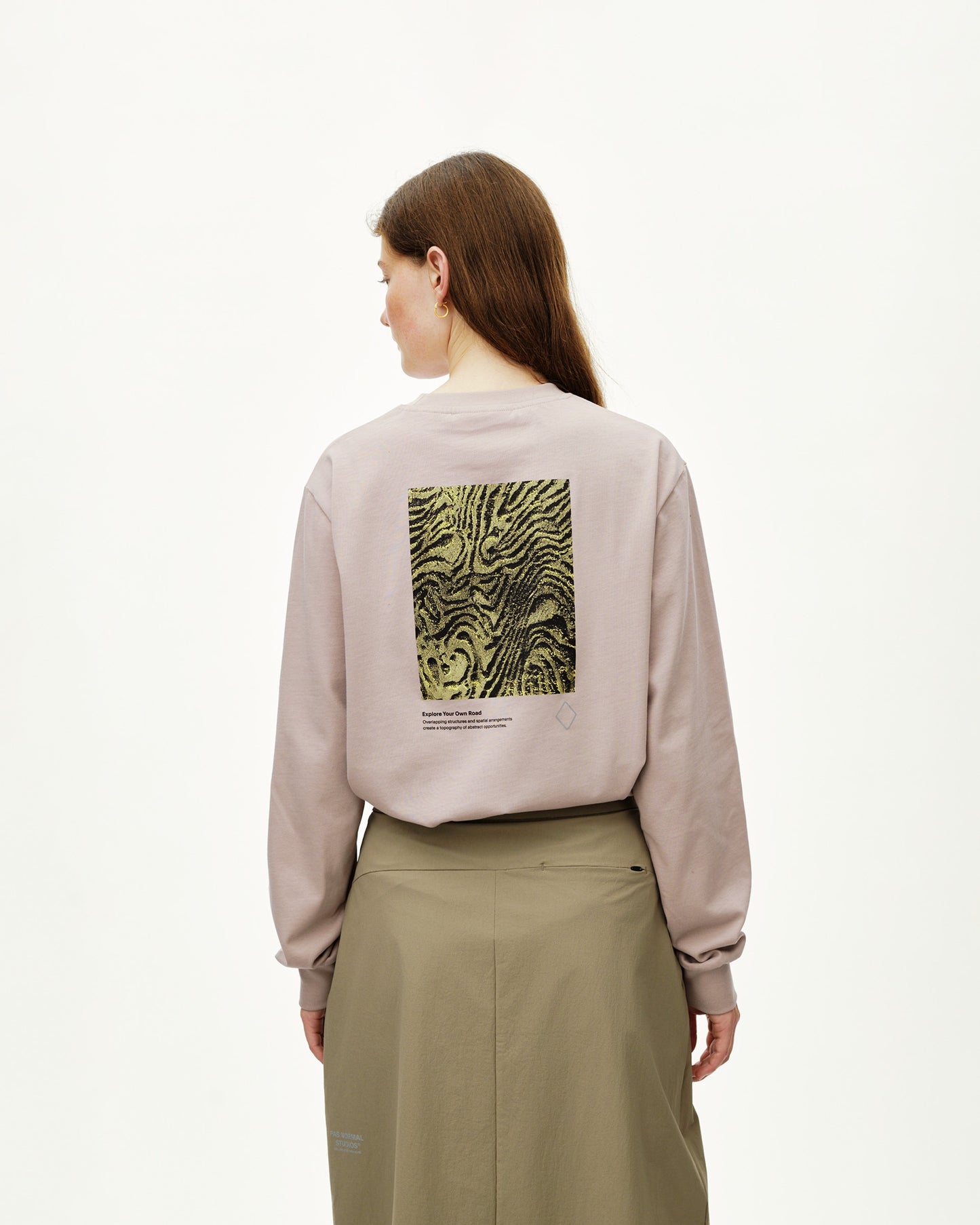 PAS NORMAL STUDIOS OffRace Long Sleeve Graphic Shirt - Haze