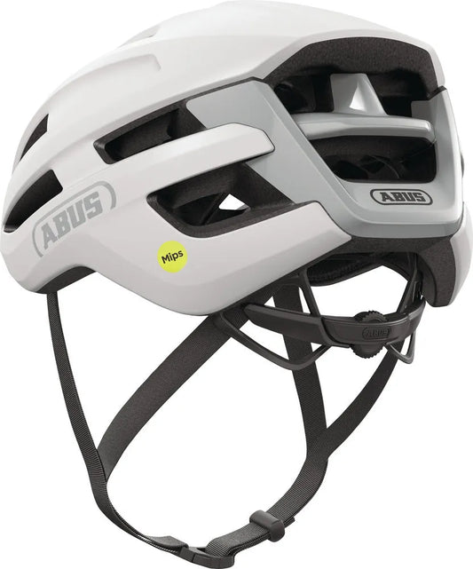 ABUS POWERDOME MIPS Casco Ciclismo - POLAR Blanco