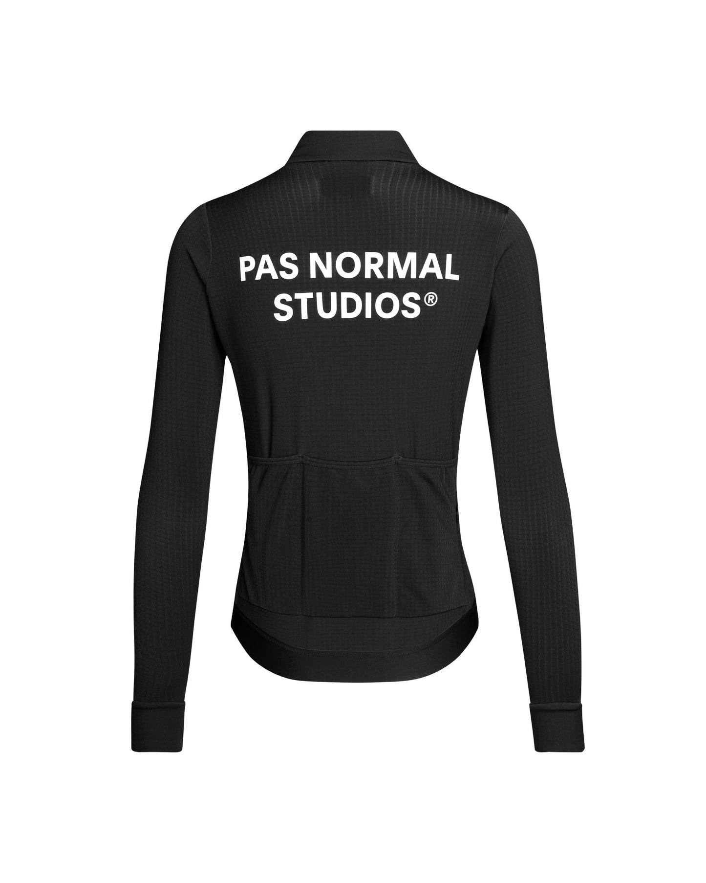 PAS NORMAL STUDIOS Mujer Essential Maillot Ciclismo Manga Larga - Negro