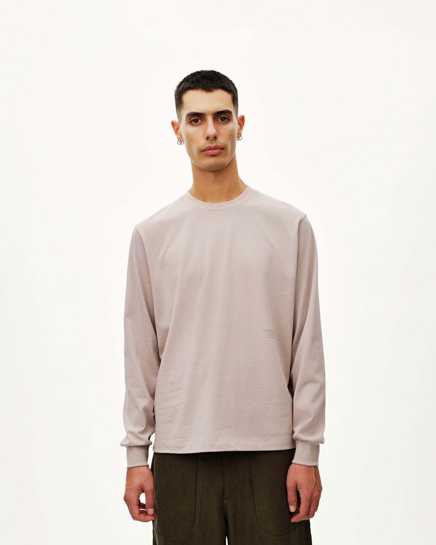 PAS NORMAL STUDIOS OffRace Long Sleeve Graphic Shirt - Haze