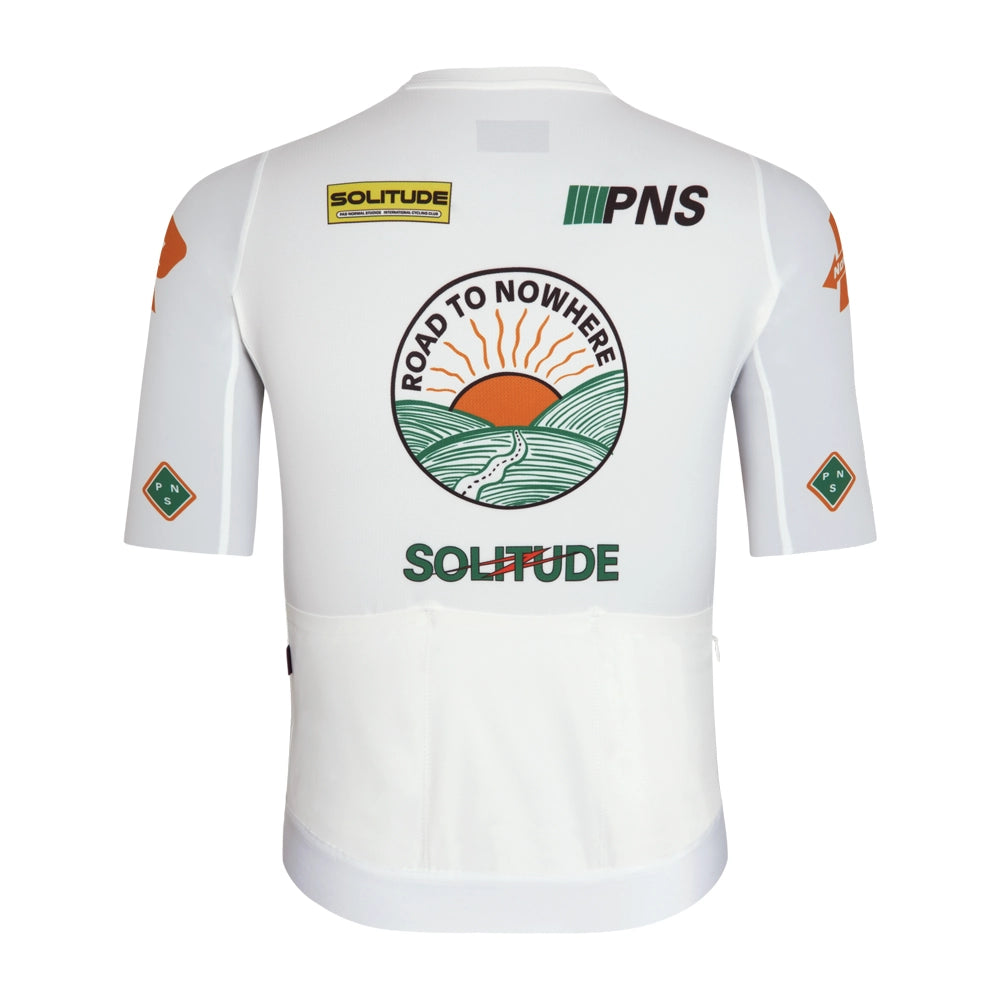 PAS NORMAL STUDIOS Solitude Logo Jersey SS23 - White – Velodrom CC