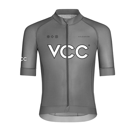 VELODROM VCC Classic Jersey SS24 - Medium Grey
