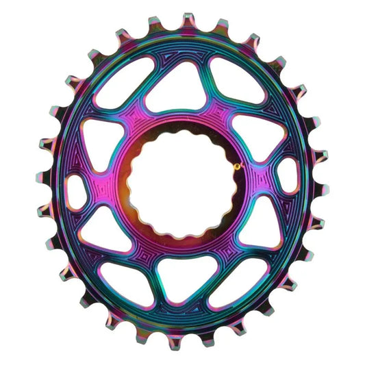 ABSBLCK Chainring AB BLACK OV DM 3OF 148BOO RF 1X Aluminium - Aluminio Arcoiris