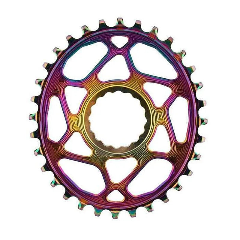 ABSBLCK Chainring AB BLACK OV DM 3OF 148BOO RF 1X Aluminium - Aluminio Arcoiris