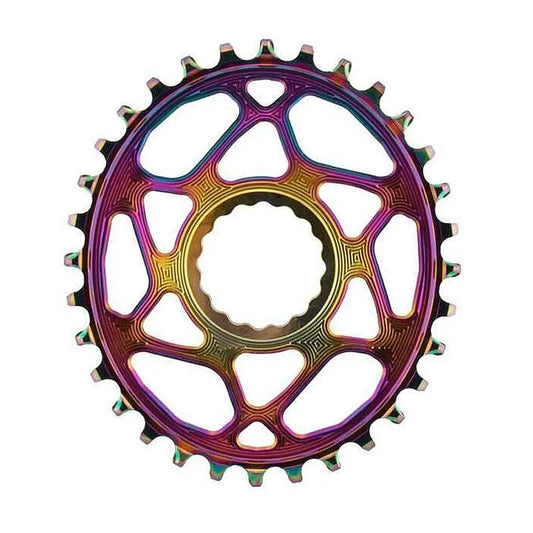 ABSBLCK Chainring AB BLACK OV DM 3OF 148BOO RF 1X Aluminium - Aluminio Arcoiris