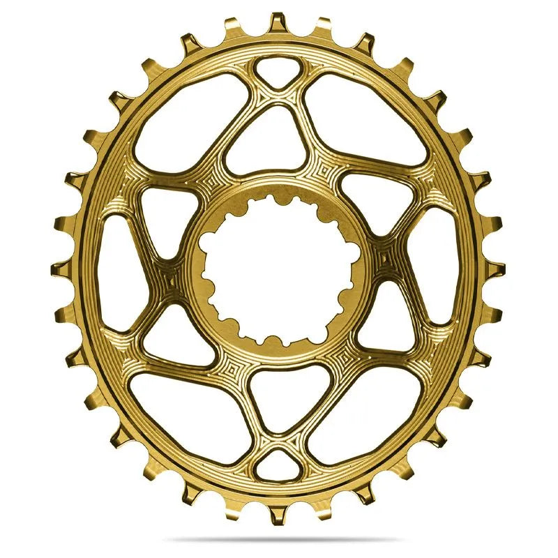 ABSBLCK Chainring AB BLACK OV DM 6OFF SRAM 1X10 12-Speed Aluminium - Aluminio Oro