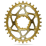 ABSBLCK Chainring AB BLACK OV DM 6OFF SRAM 1X10 12-Speed Aluminium - Aluminio Oro