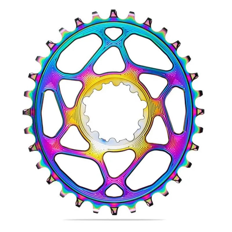 ABSBLCK Chainring AB OV DM 3OFF 148BO SRAM 1X10 12-Speed Aluminium - Aluminio Arcoiris
