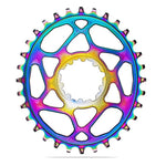 ABSBLCK Chainring AB OV DM 3OFF 148BO SRAM 1X10 12-Speed Aluminium - Aluminio Arcoiris