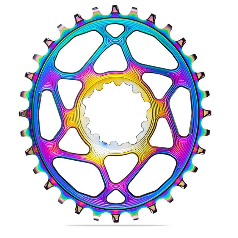 ABSBLCK Chainring AB OV DM 3OFF 148BO SRAM 1X10 12-Speed Aluminium - Aluminio Arcoiris