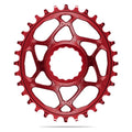 ABSOLUTE BLACK Chainring AB OV DM 6OFF Race Face 1X10 12-Speed Aluminium - Aluminio Rojo