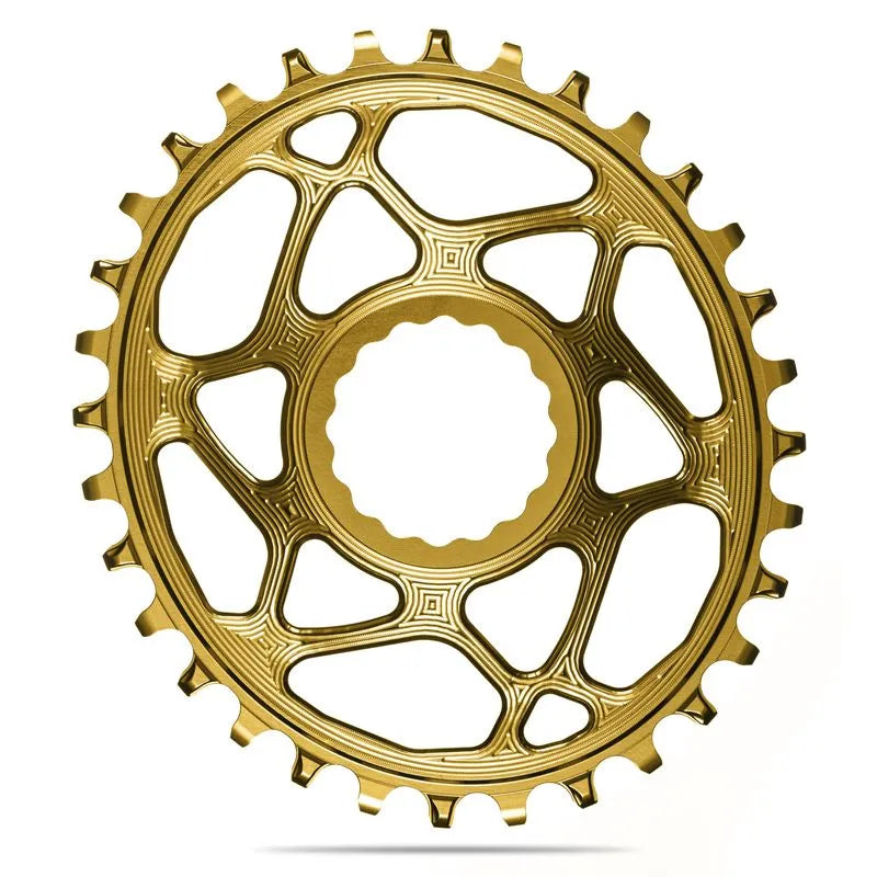 ABSOLUTE BLACK Chainring DM 6 Offset Race Face 1x10 12-Speed Aluminum - Aluminio Oro