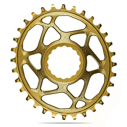 ABSOLUTE BLACK Chainring DM 6 Offset Race Face 1x10 12-Speed Aluminum - Aluminio Oro