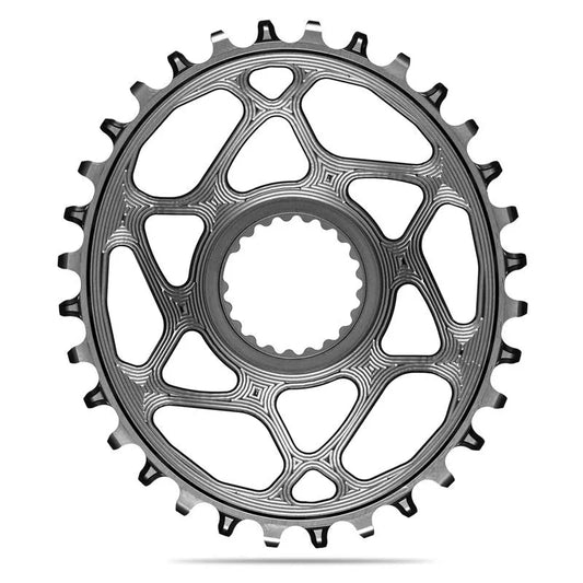 ABSOLUTE BLACK Chainring DM Shimano XTR Aluminum - Aluminio Gris