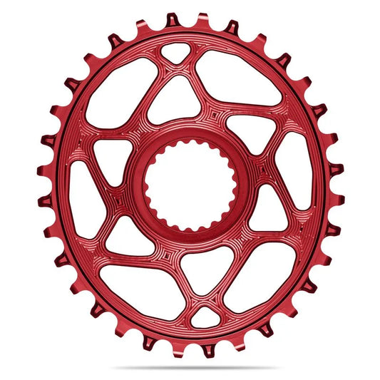 ABSOLUTE BLACK Chainring DM Shimano XTR Aluminum - Aluminio Rojo