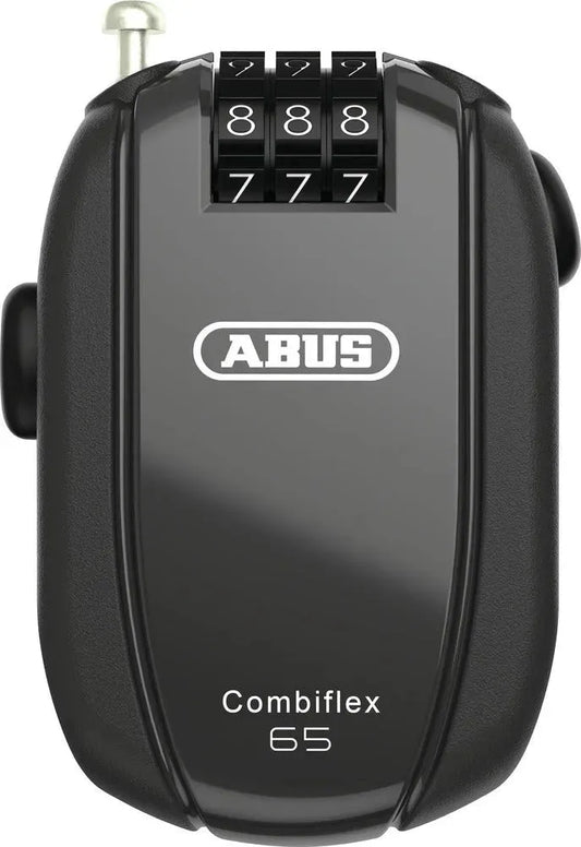 ABUS COMBIFLEX STOPOVER 65 COMBINATION CABLE LOCK - BLACK
