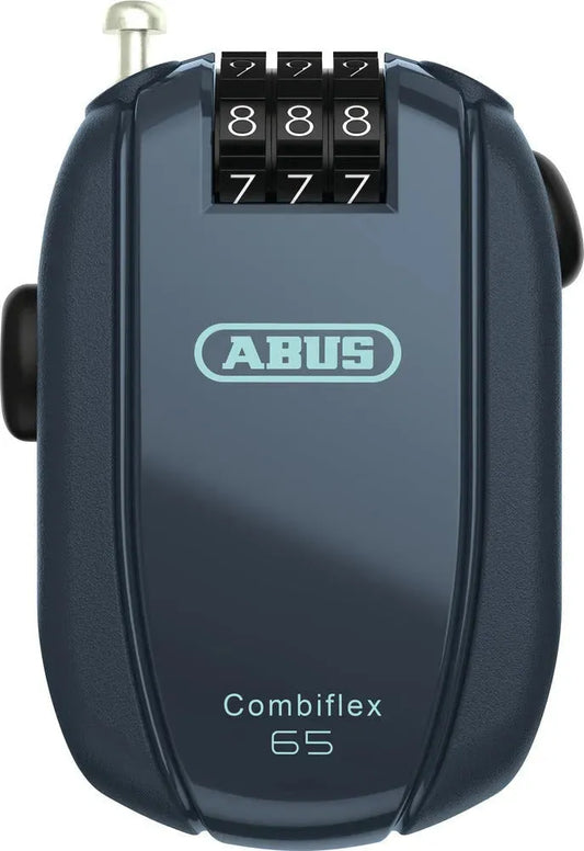 ABUS COMBIFLEX STOPOVER 65 COMBINATION CABLE LOCK - MIDNIGHT BLUE