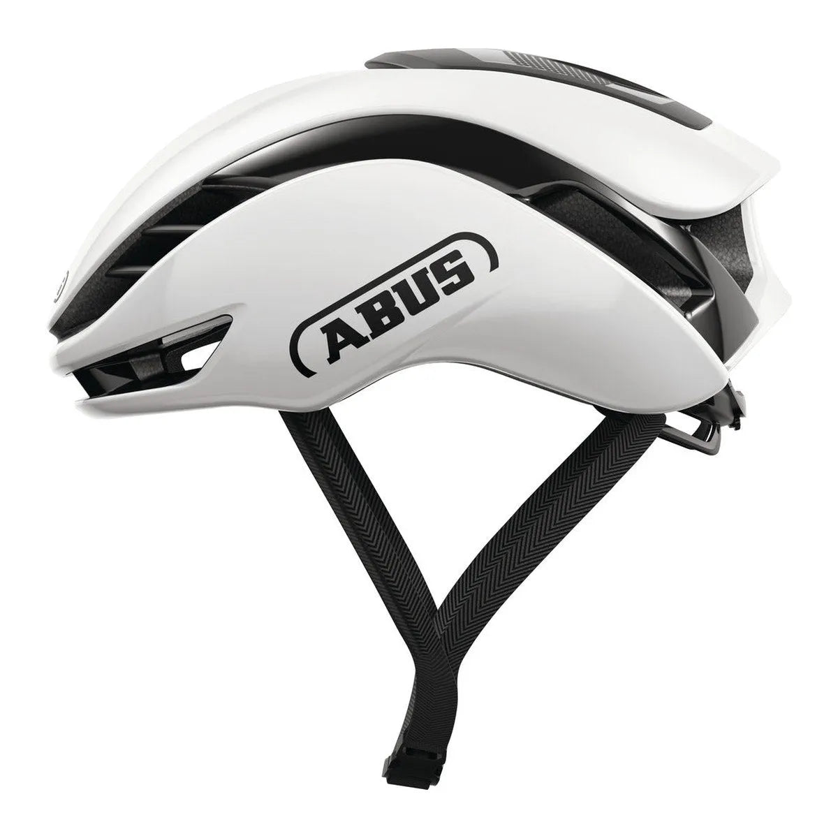 ABUS GAMECHANGER 2.0 ROUND FIT HELMET - SHINY WHITE