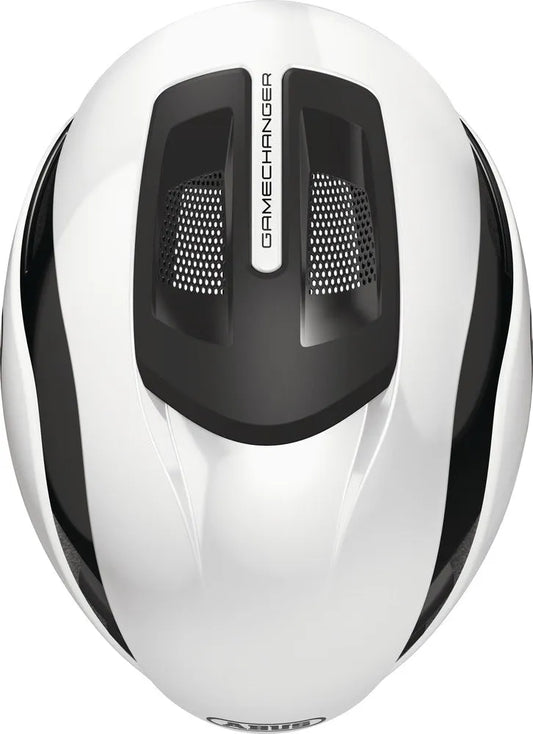 ABUS GAMECHANGER 2.0 ROUND FIT HELMET - SHINY WHITE