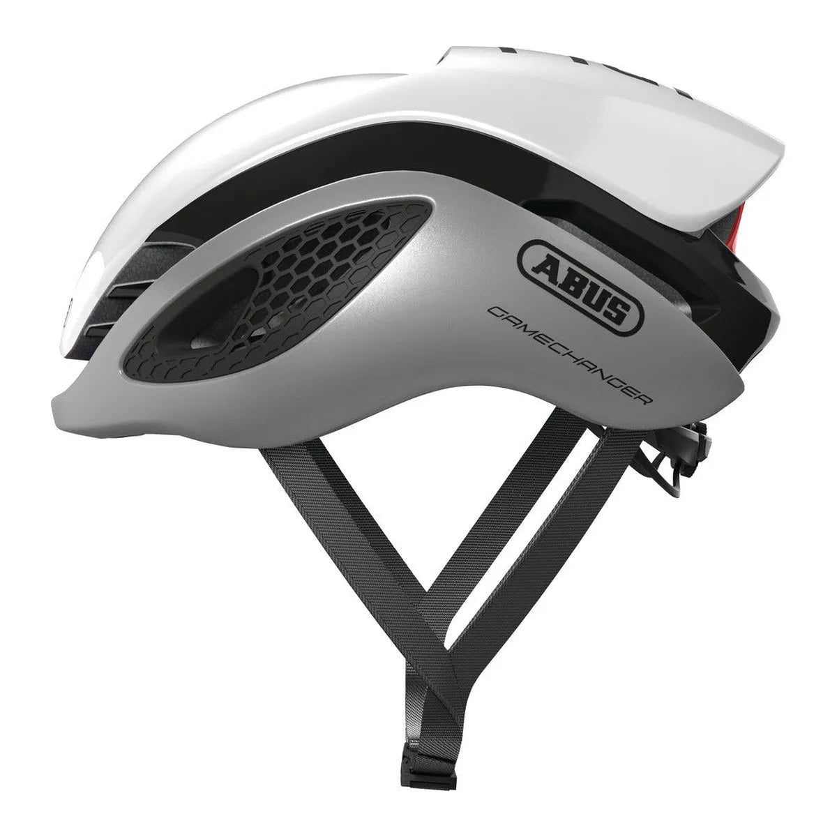 ABUS GAMECHANGER HELMET - SILVER WHITE