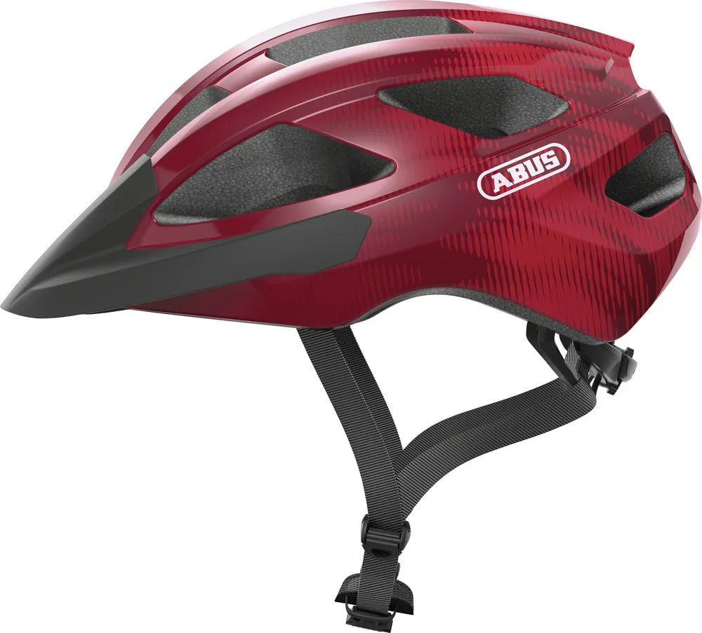 ABUS MACATOR HELMET - BORDEAUX RED