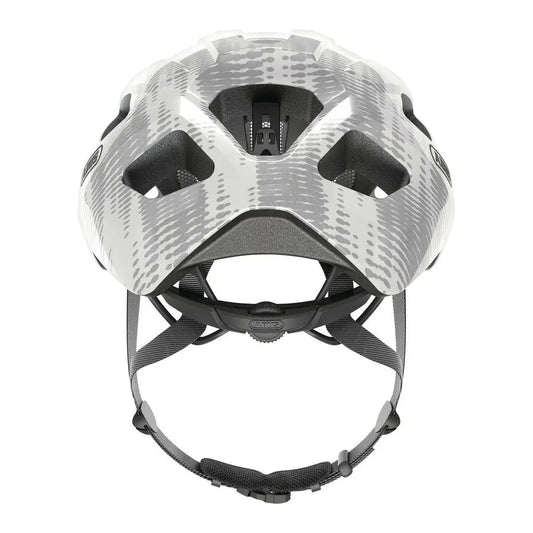 ABUS MACATOR HELMET - WHITE SILVER