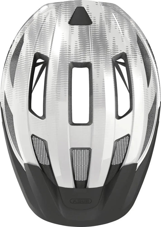 ABUS MACATOR HELMET - WHITE SILVER
