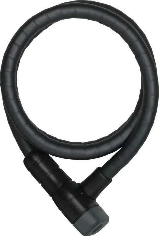 ABUS MICROFLEX 6615K/120/15 CABLE LOCK WITH BRACKET - BLACK