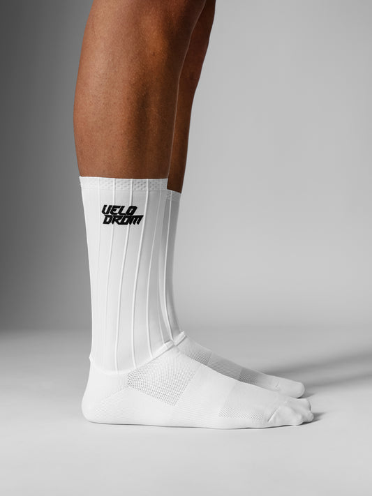 VELODROM Aero Road Calcetines de ciclismo - Blanco